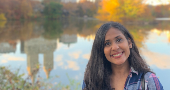 Mahima Sharda in Central Park