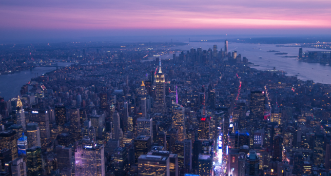 NYC with Empire State Building