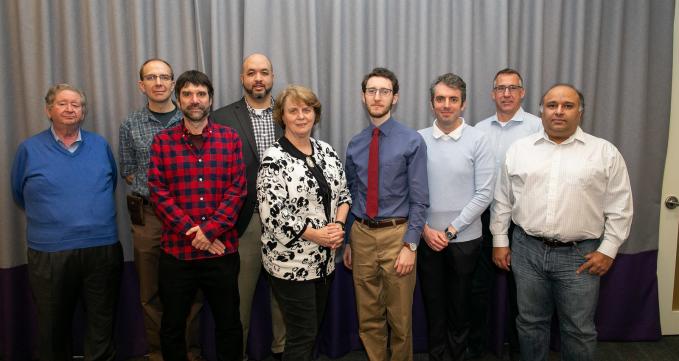 Judges and Daniel King, representative of the Allen Institute for Artificial Intelligence